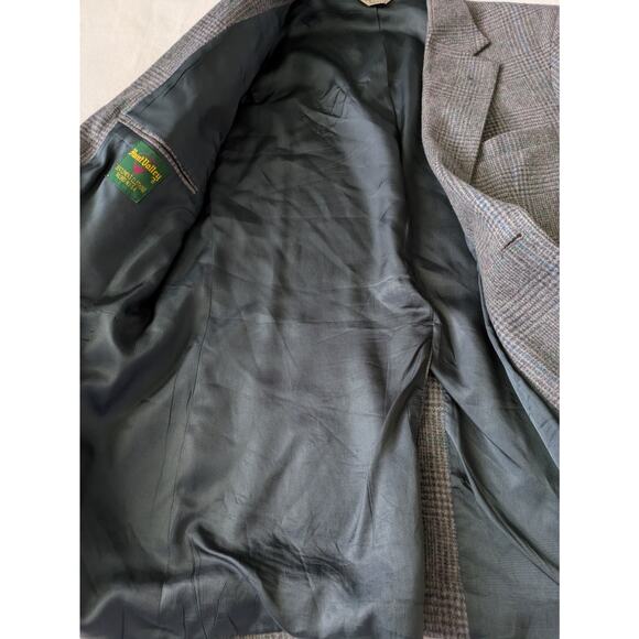 Vintage‎ Hunt Valley Wool Blazer Mens 42R Sportscoat Office Tweed Business USA - Picture 10 of 14